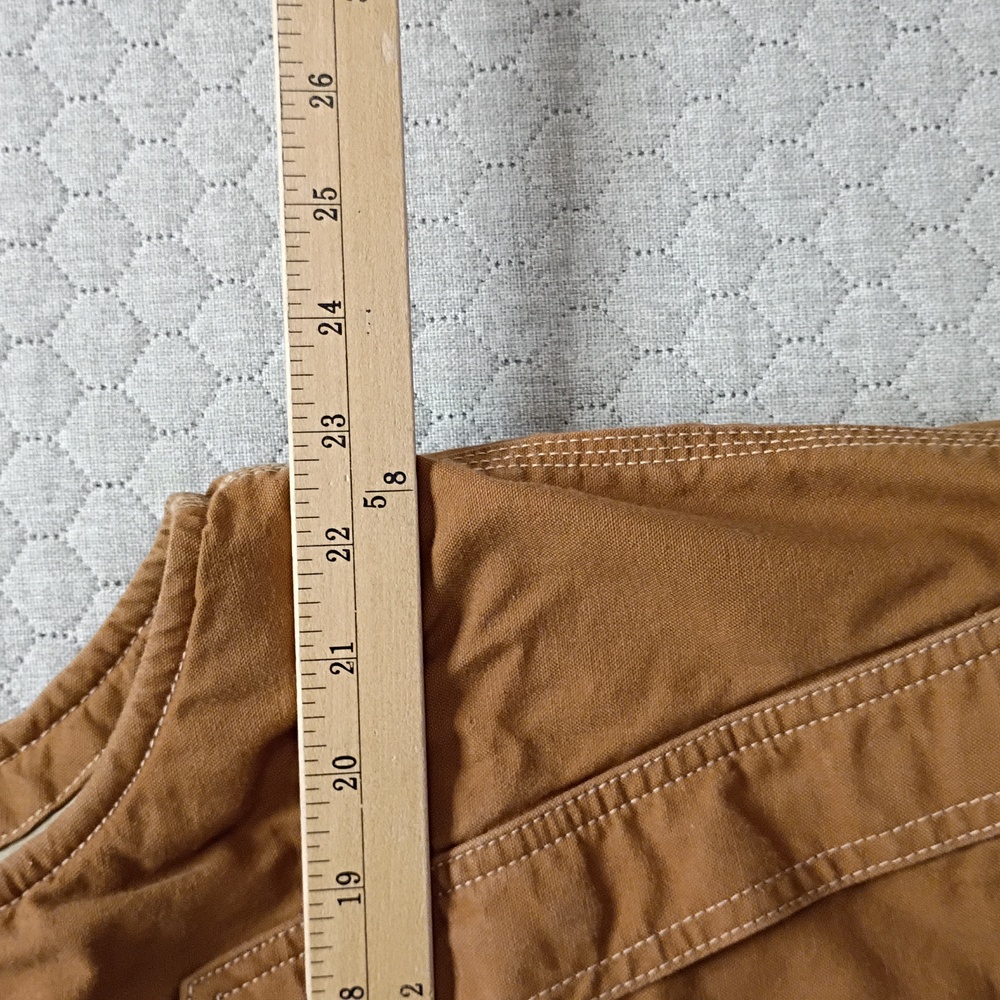Carhartt Men's Vest LARGE Brown FR Fire Resistant Duck Insulated Workwear - Picture 5 of 10